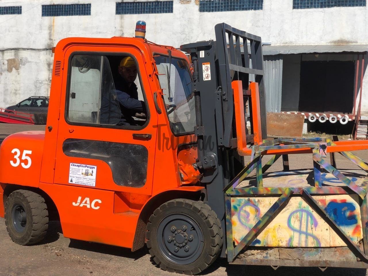 Дизельный погрузчик JAC CPCD35J, 3.5 тонны